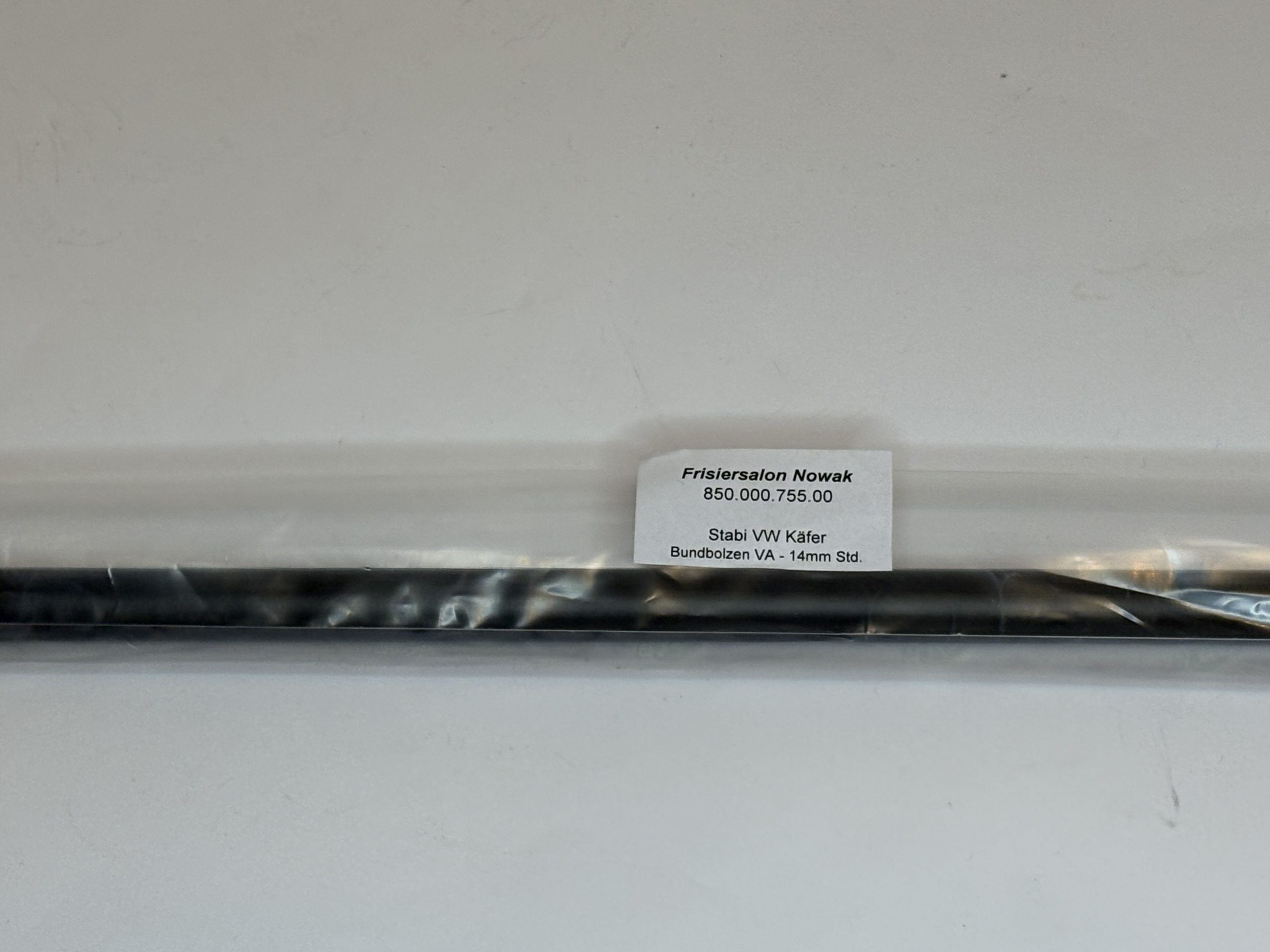 14mm Stabilisator Bundbolzenvorderachse Käfer bis Bj. `65 - "-2 Zoll" kürzere Achse – Bild 2