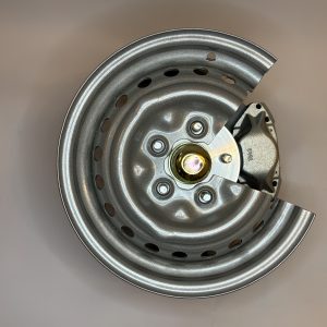 Innenbelüftete Bremsanlage VW Bus T2a / T2b und 14 Zoll Serienfelge